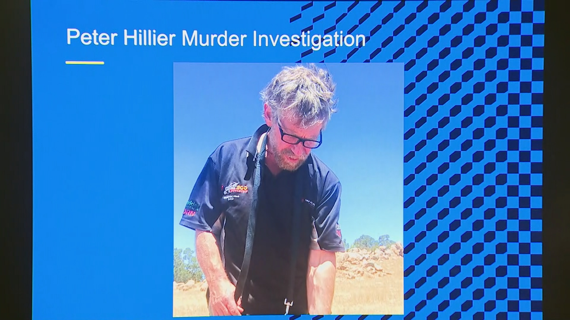 Police say 64-year-old Peter Hillier was murdered. 