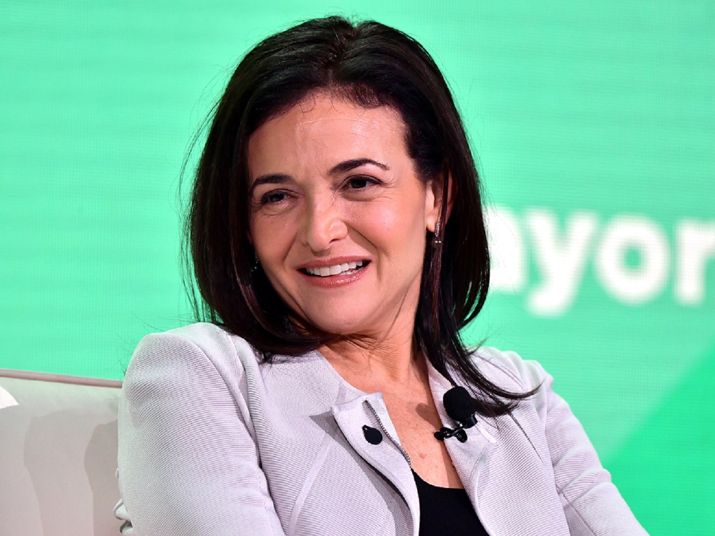 Facebook's Sheryl Sandberg in Boston in 2018